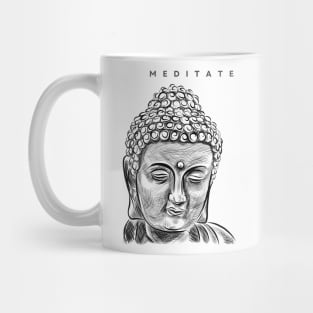 Meditate Buddha Mug